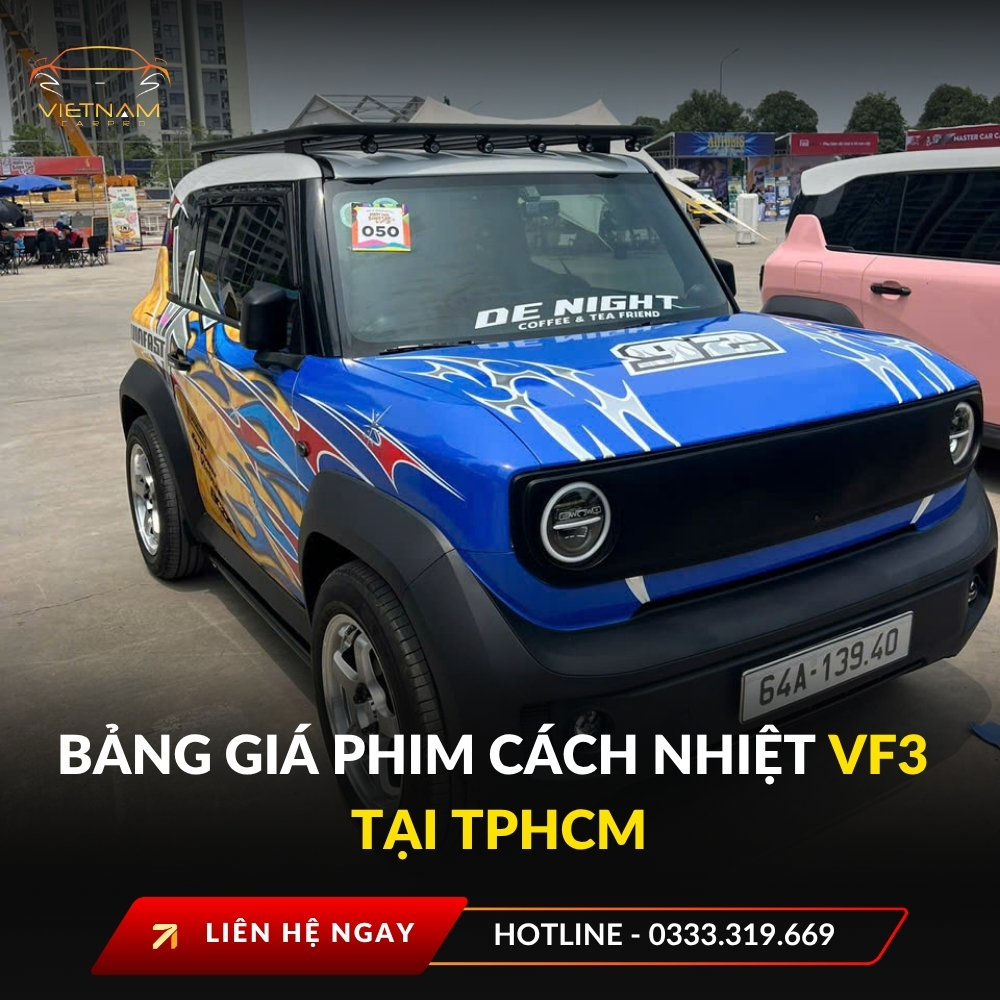 Bảng giá phim cách nhiệt vf3 tại tphcm
