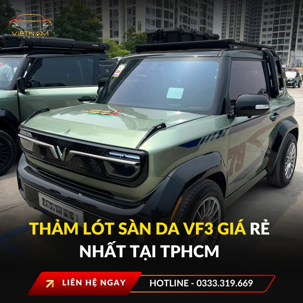 Thảm lót sàn da VF3 giá rẻ nhất tại TPHCM