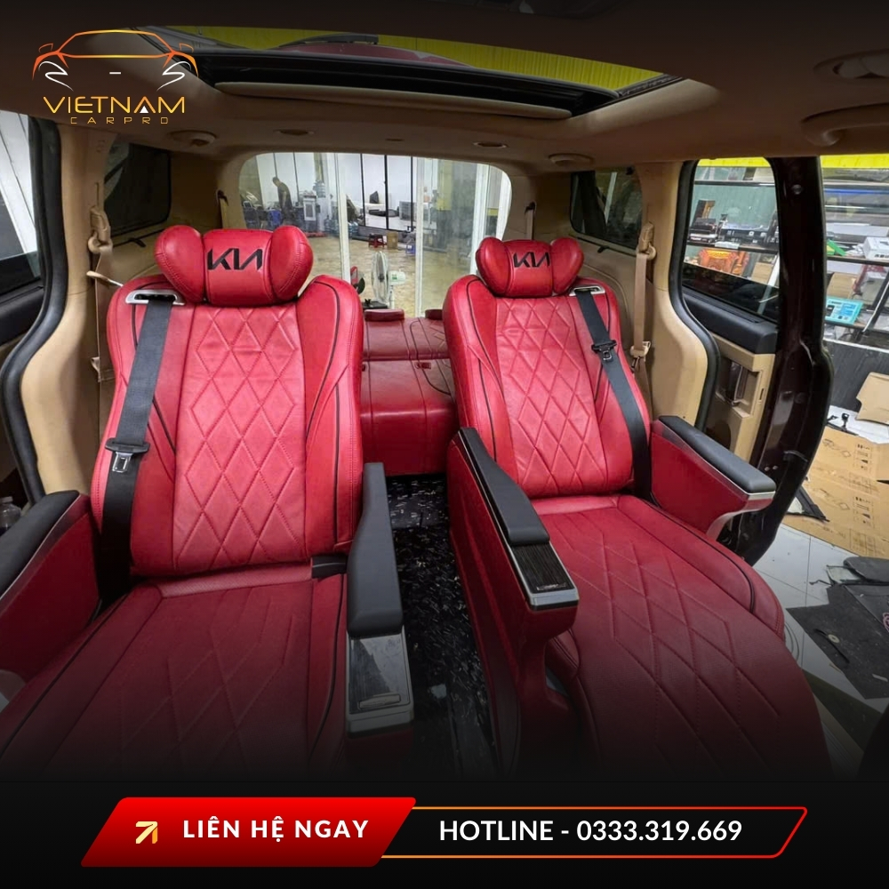 Vietnam CarPro nâng cấp nội thất chuẩn kỹ thuật, vật liệu cao cấp, bảo hành rõ ràng, thi công tinh xảo giúp xế yêu sang trọng, an toàn và bền đẹp theo thời gian.