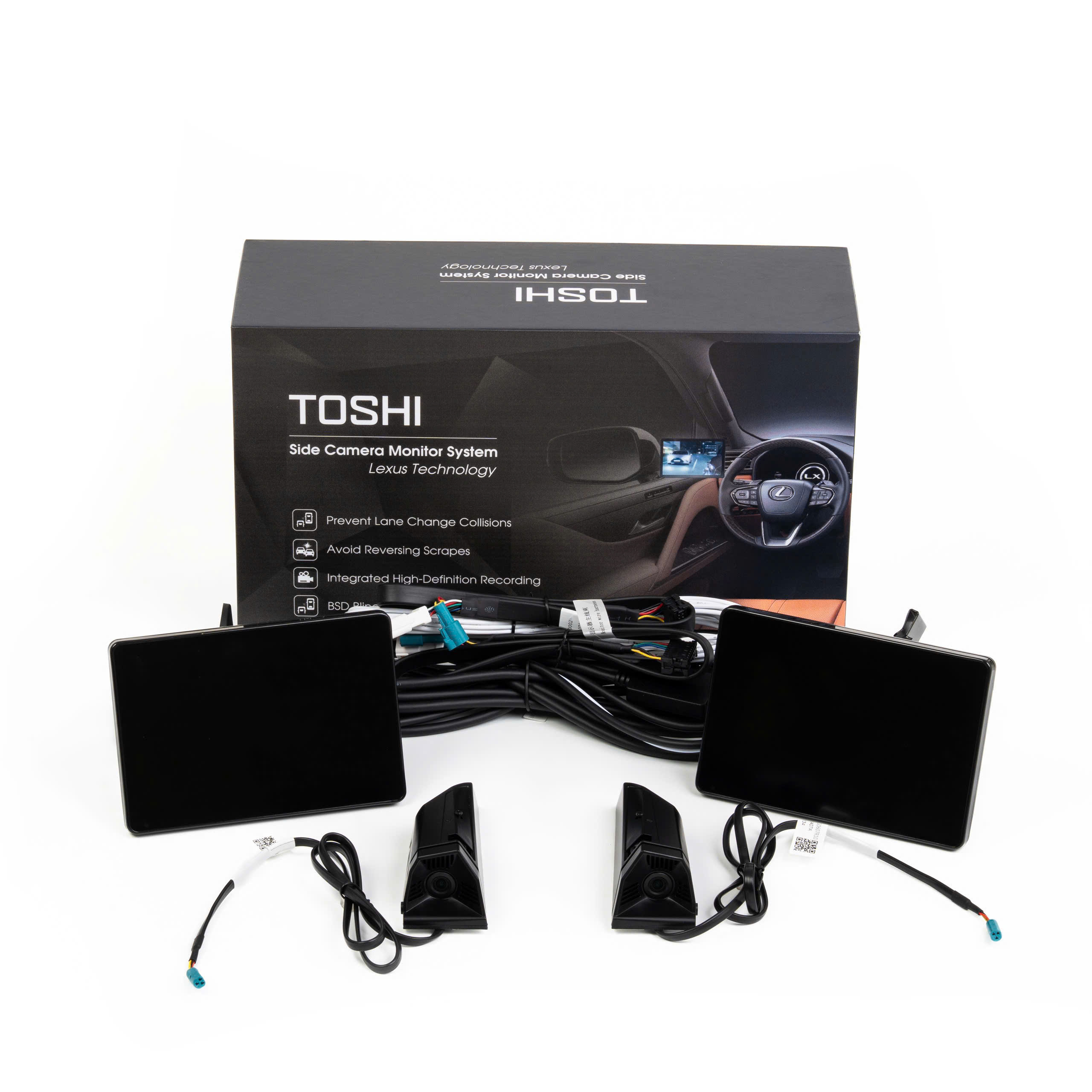 Gương Điện Tử Toshi 4K – Không Điểm Mù, Hỗ Trợ Lùi, Cảnh Báo Vượt