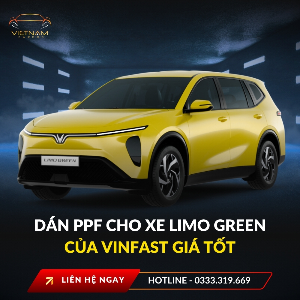Dán PPF cho xe Limo Green của VinFast