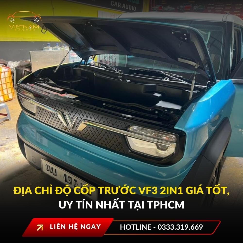 Địa chỉ độ cốp trước VF3 2in1 giá tốt, uy tín nhất tại TPHCM