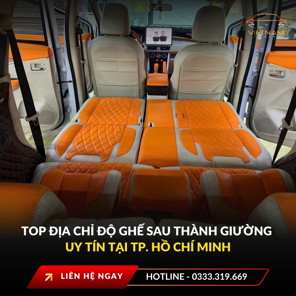 Độ ghế sau thành giường ở đâu uy tín? Top địa chỉ được khách hàng đánh giá cao