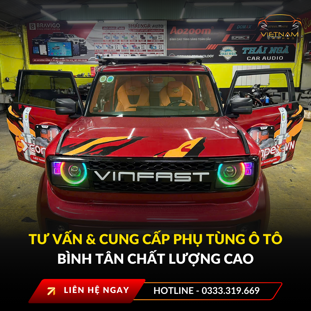 Tư vấn & cung cấp phụ tùng ô tô Bình Tân chất lượng cao