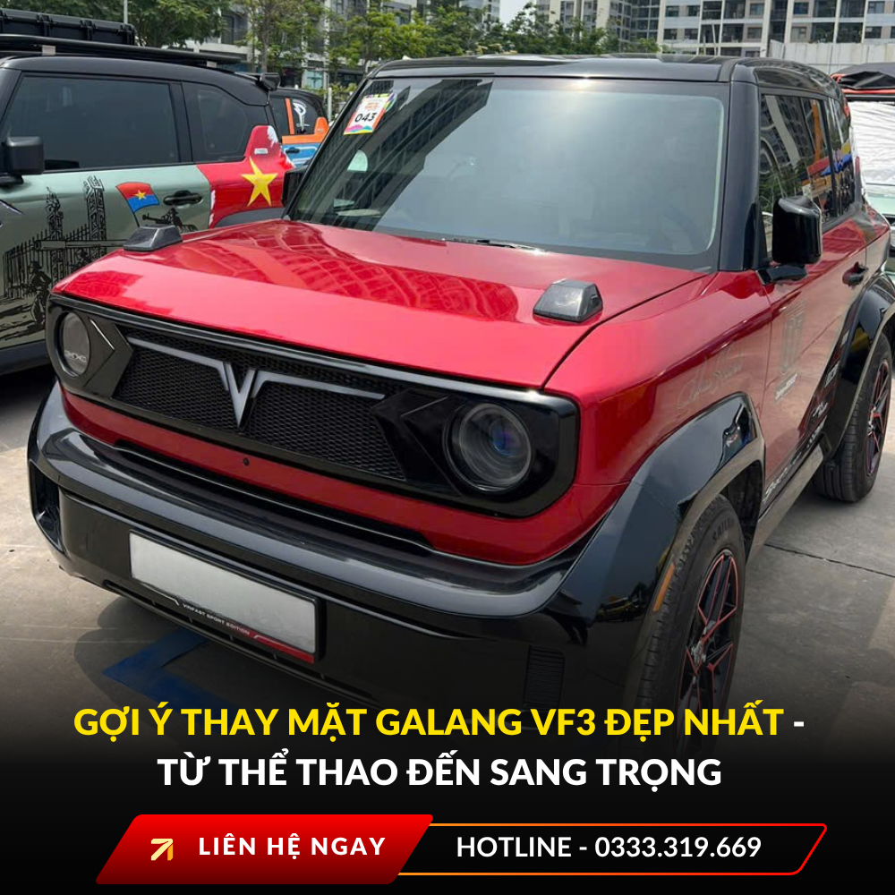 Gợi ý thay mặt galang VF3 đẹp nhất – Từ thể thao đến sang trọng