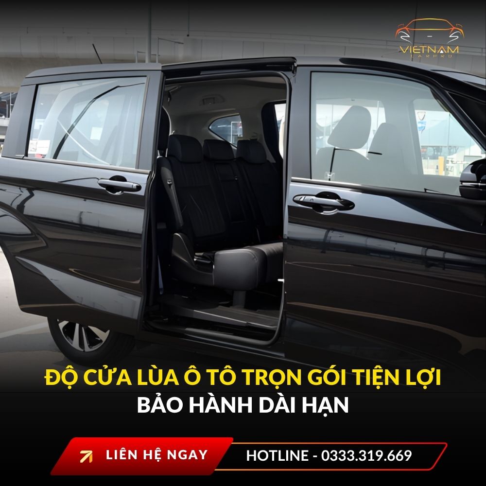 Độ cửa lùa ô tô trọn gói tiện lợi bảo hành dài hạn