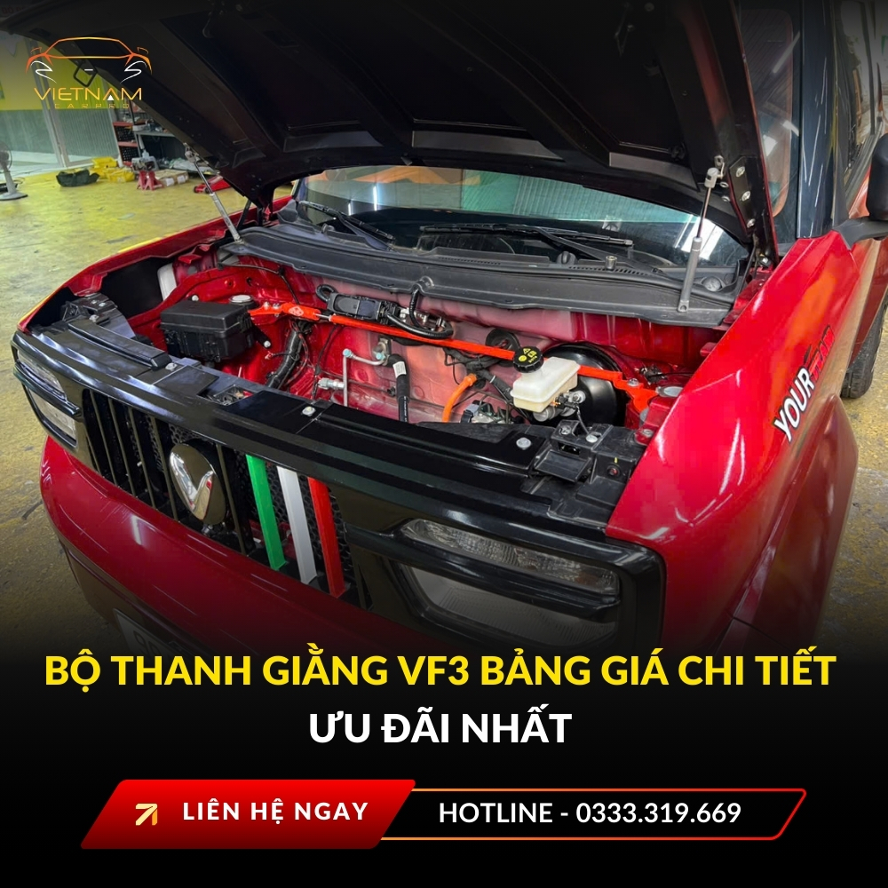 Bộ thanh giằng VF3 bảng giá chi tiết ưu đãi nhất
