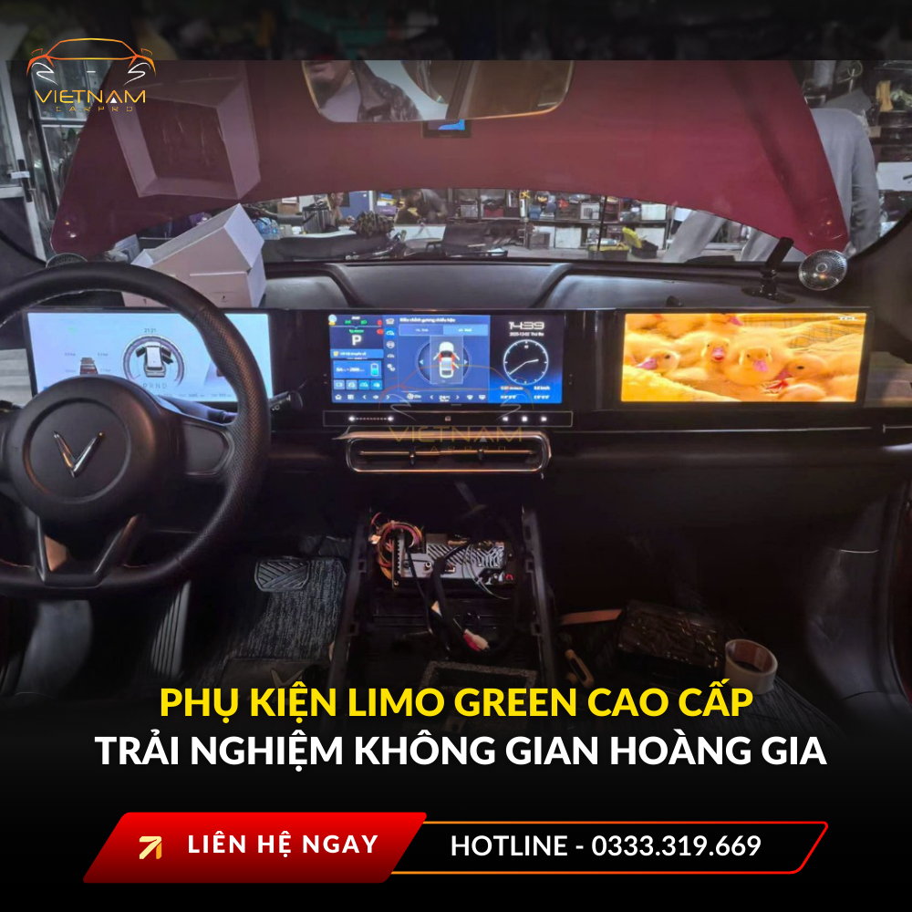 Phụ kiện Limo Cao cấp 2026 trải nghiệm không gian hoàng gia