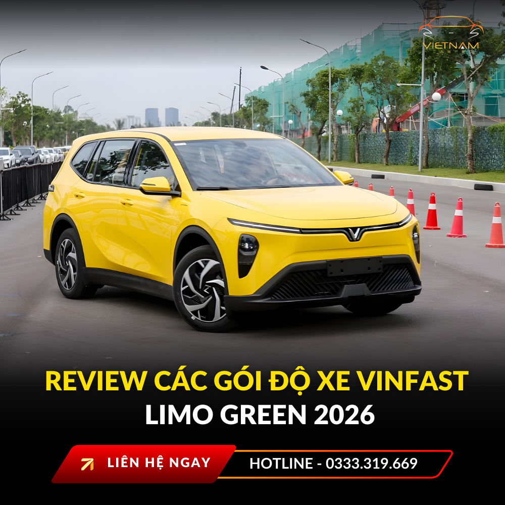 Review các gói độ xe VinFast Limo Green 2026