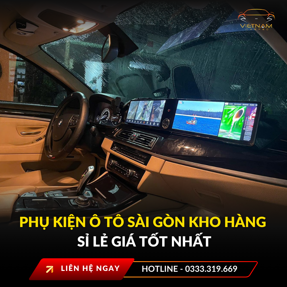 Phụ kiện ô tô Sài Gòn kho hàng sỉ lẻ giá tốt nhất