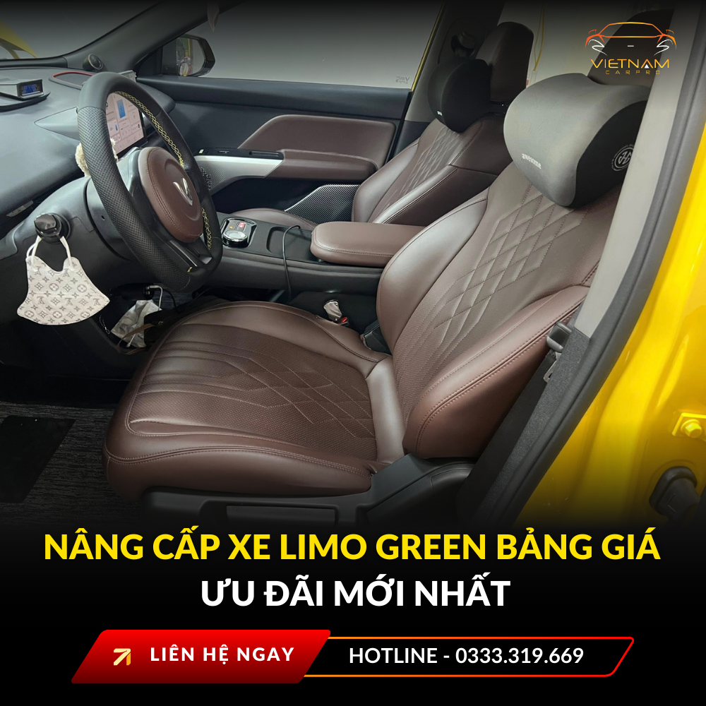 Nâng cấp xe Limo Green bảng giá ưu đãi mới nhất