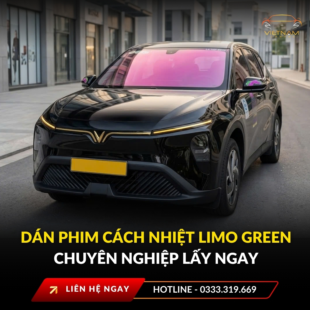 Dán phim cách nhiệt limo green chuyên nghiệp lấy ngay