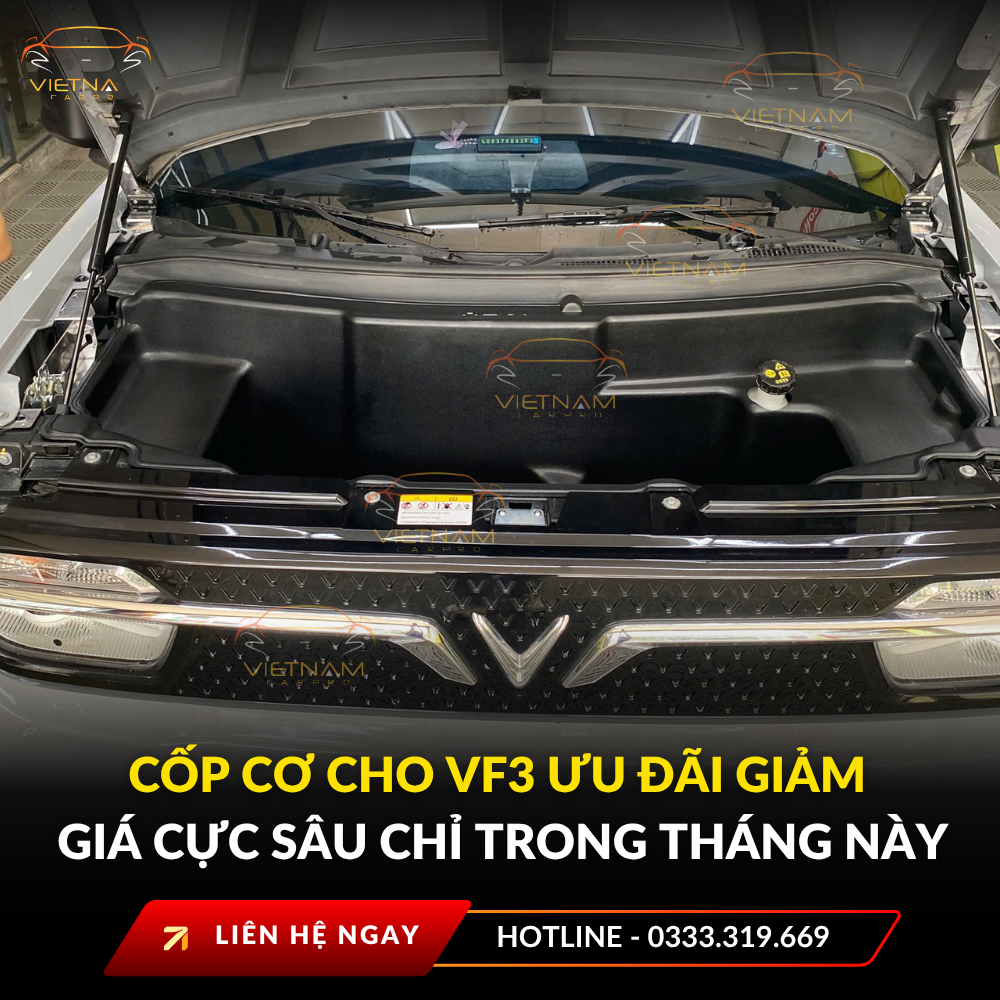 Cốp cơ cho vf3 ưu đãi giảm giá cực sâu chỉ trong tháng này
