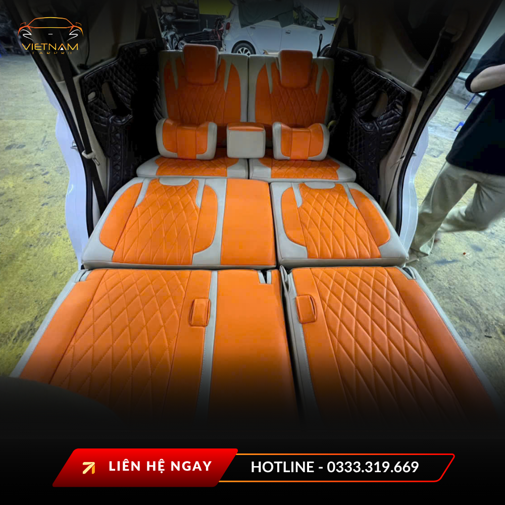 Thiết kế gập ghế sau thành giường gọn gàng, tối ưu không gian nội thất xe, giúp nghỉ ngơi thoải mái trong hành trình dài.