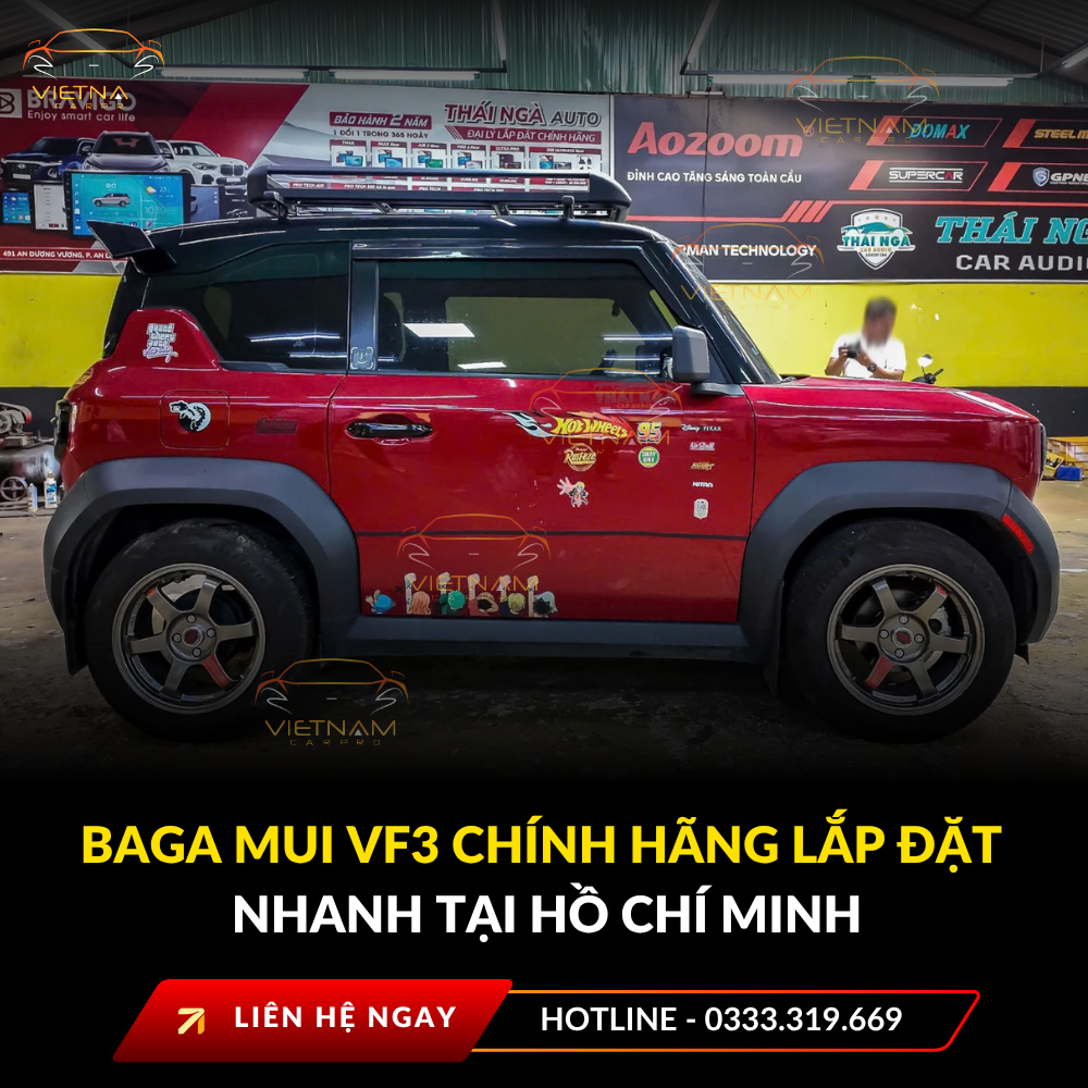 Baga mui VF3 chính hãng lắp đặt nhanh tại Hồ Chí Minh