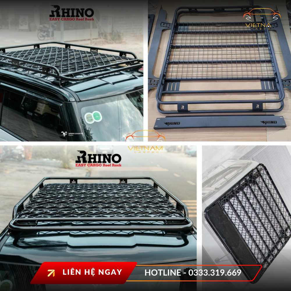Thanh giá nóc VF3 chuẩn zin theo xe, lắp đặt nhanh chóng không khoan cắt, đảm bảo an toàn và giữ nguyên kết cấu xe nguyên bản.