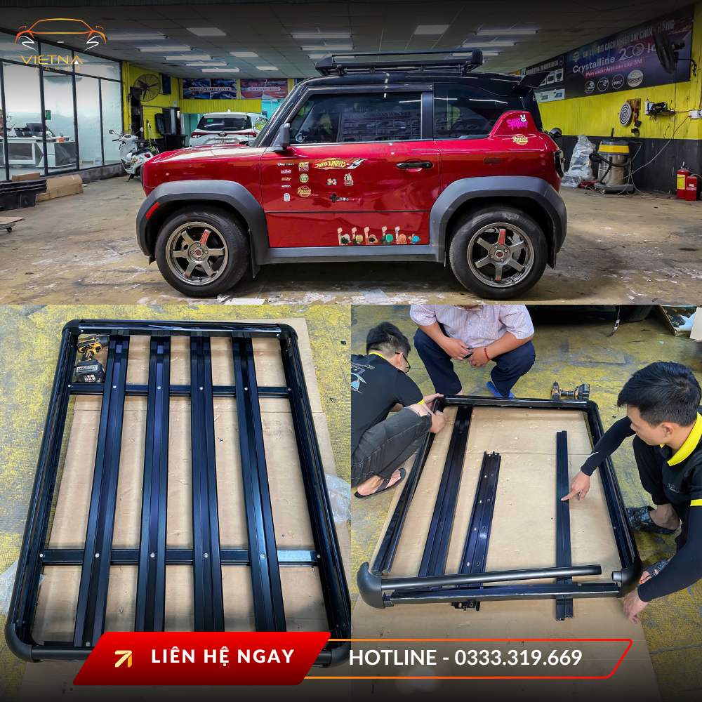 Baga mui VF3 là phụ kiện ô tô hot năm 2026, giúp mở rộng không gian chứa đồ, phù hợp cho du lịch, dã ngoại và vận chuyển linh hoạt.
