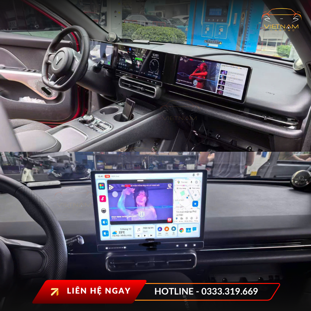 Hệ điều hành Android thông minh trên màn hình Limo Green giúp cài đặt ứng dụng, xem Youtube, bản đồ và nhiều tiện ích giải trí tiện lợi.