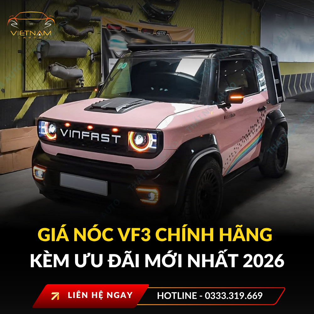 Giá nóc vf3 chính hãng kèm ưu đãi mới nhất 2026