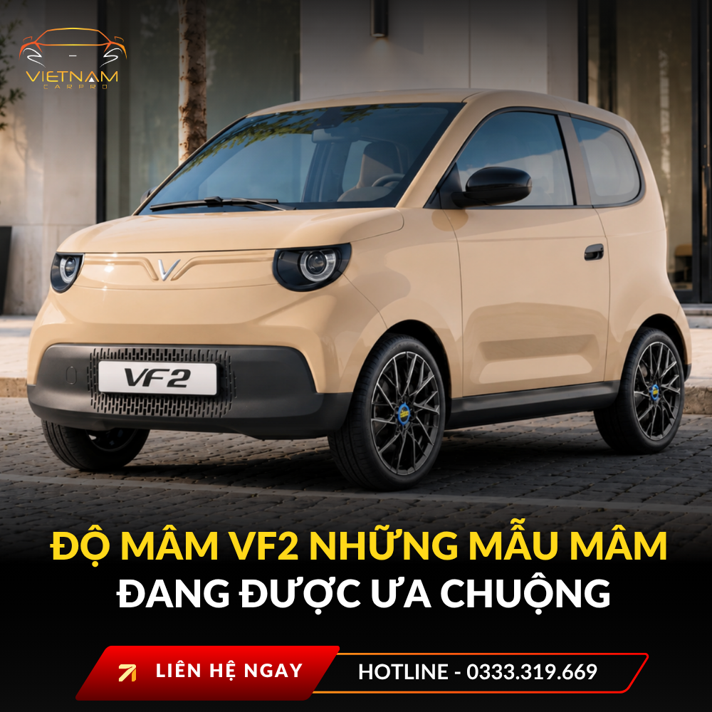 Độ mâm VF2 những mẫu mâm đang được ưa chuộng
