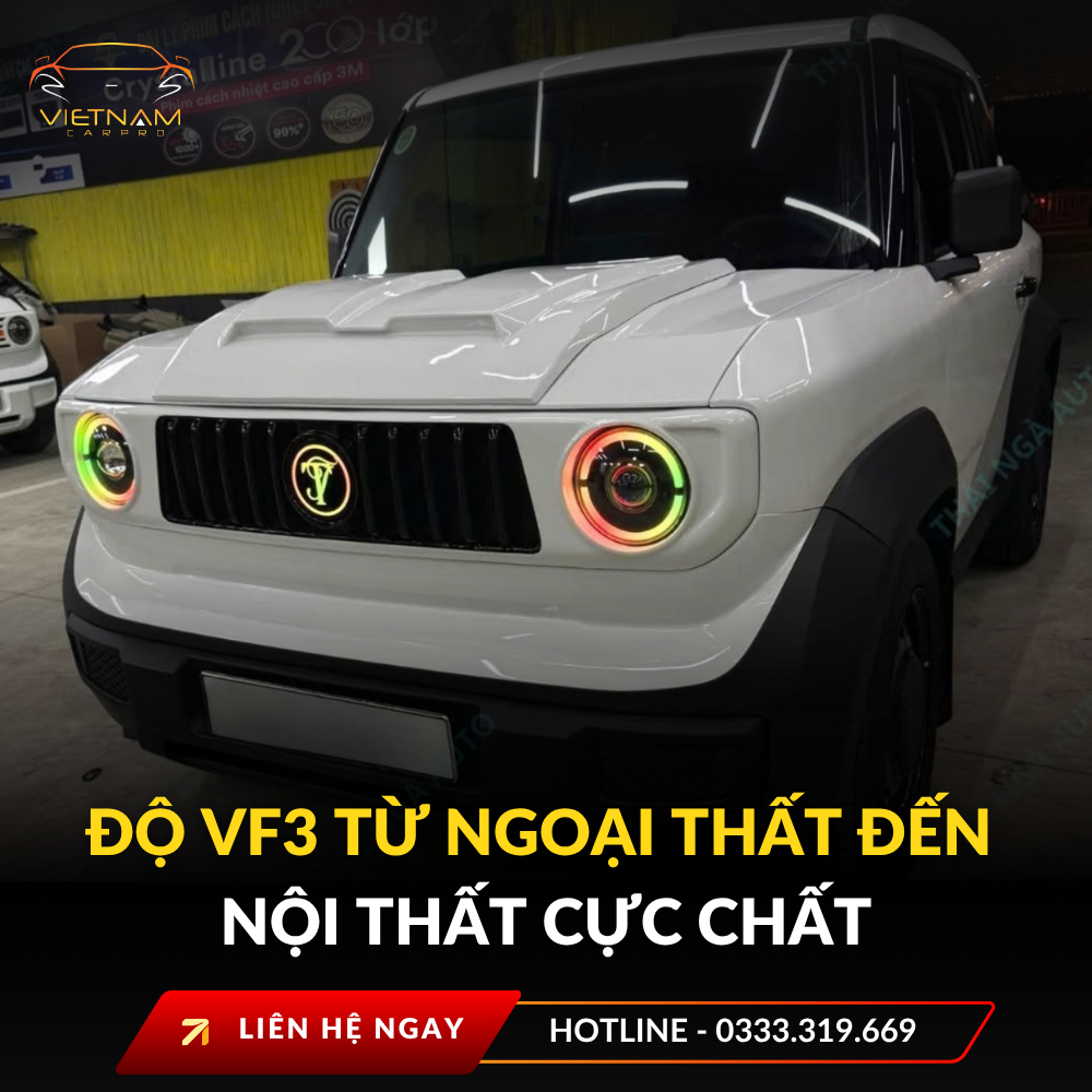 Độ VF3 từ ngoại thất đến nội thất cực chất