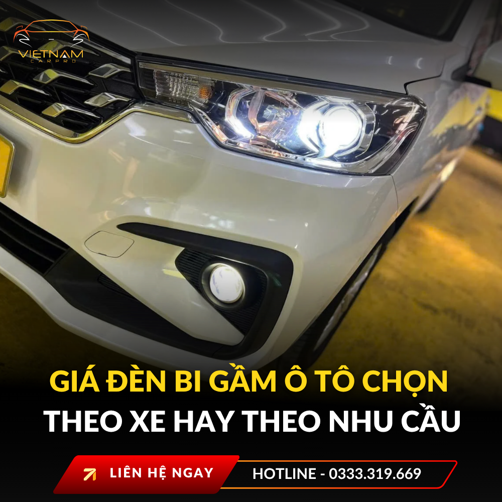 Bóng đèn gầm ô tô siêu sáng cho tầm nhìn tốt hơn