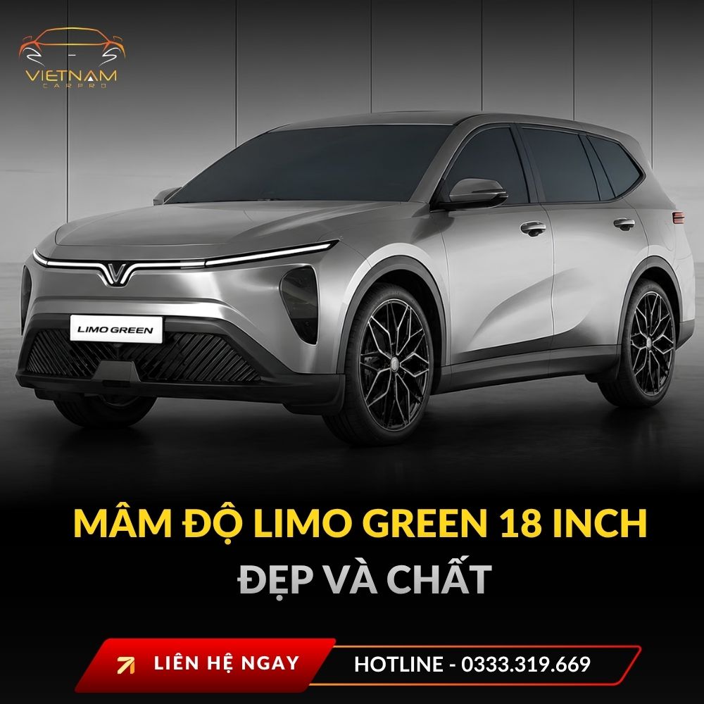 Mâm độ limo green 18 inch đẹp và chất