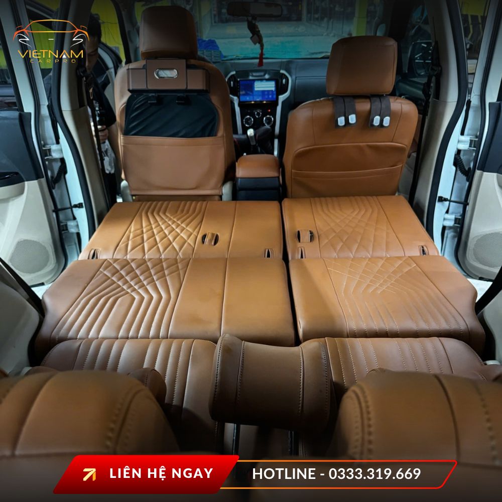 Ghế ngả thành giường ô tô giúp hành khách thư giãn và nghỉ ngơi thoải mái hơn trong những chuyến đi đường dà